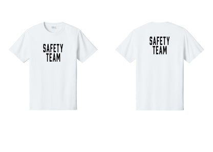 NYC Factory Safety Team T-Shirt for Events, Venues & Volunteers (Classic) - Front + Back - White