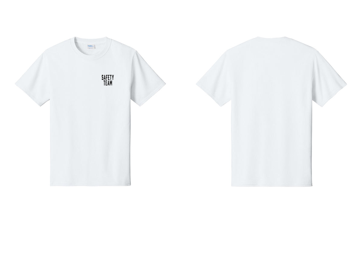 NYC Factory Safety Team T-Shirt for Events, Venues & Volunteers (Classic) - Chest Only - White