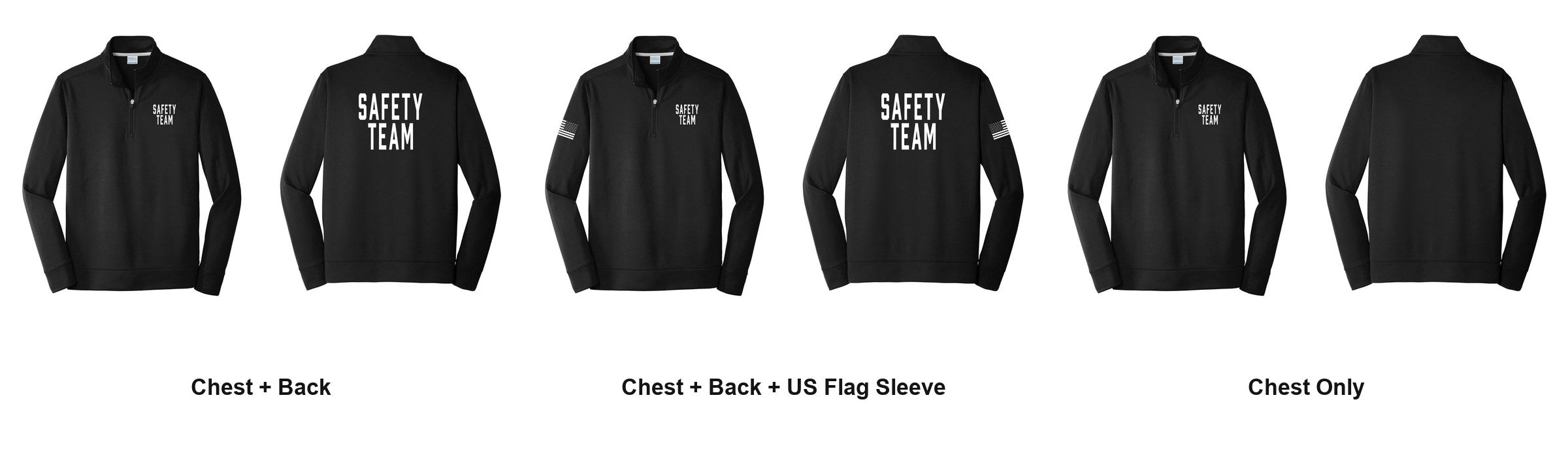 SAFETY TEAM print layouts