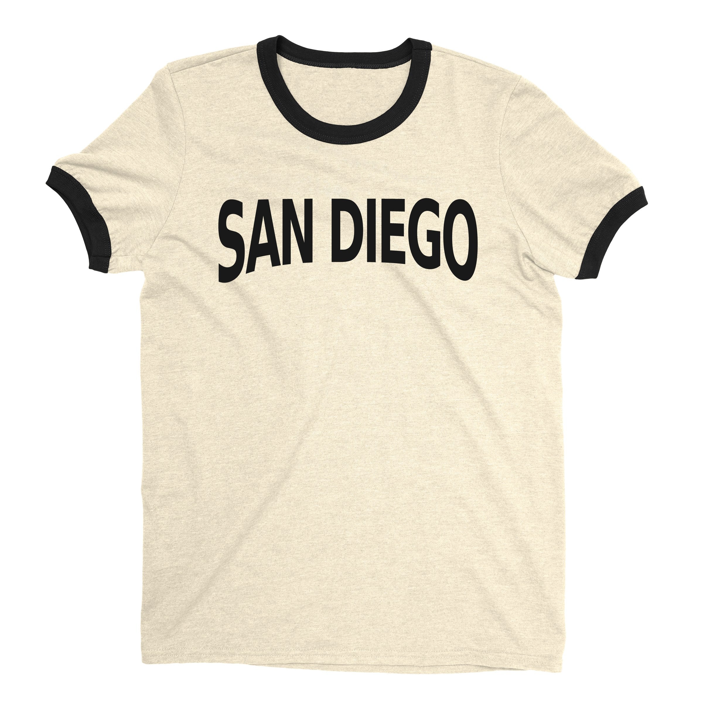 San Diego Ringer Tee — Natural