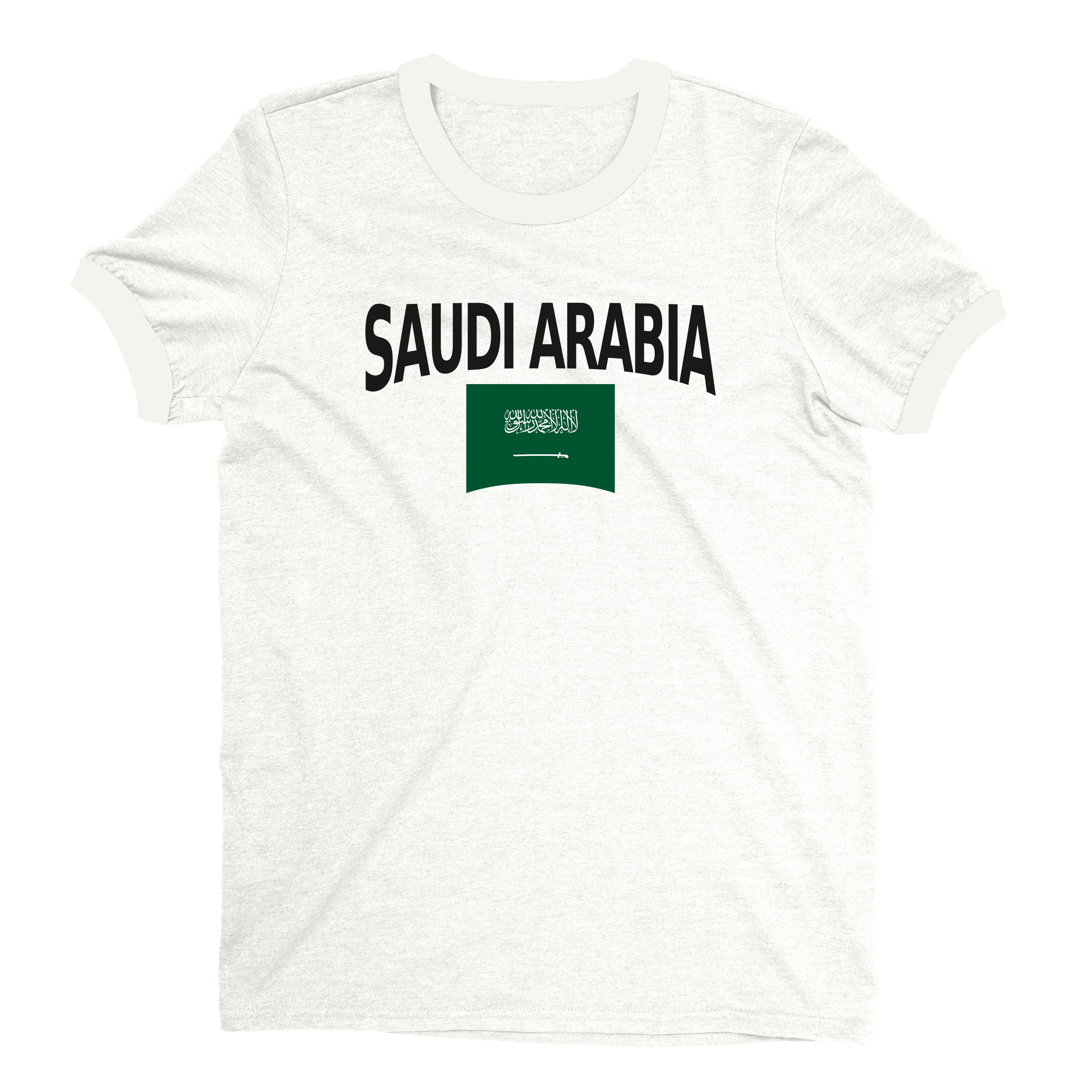 Saudi Arabia World Cup Plain Tee Unisex T-Shirt -- NYC Factory