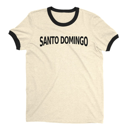 Santo Domingo Ringer Tee — Natural