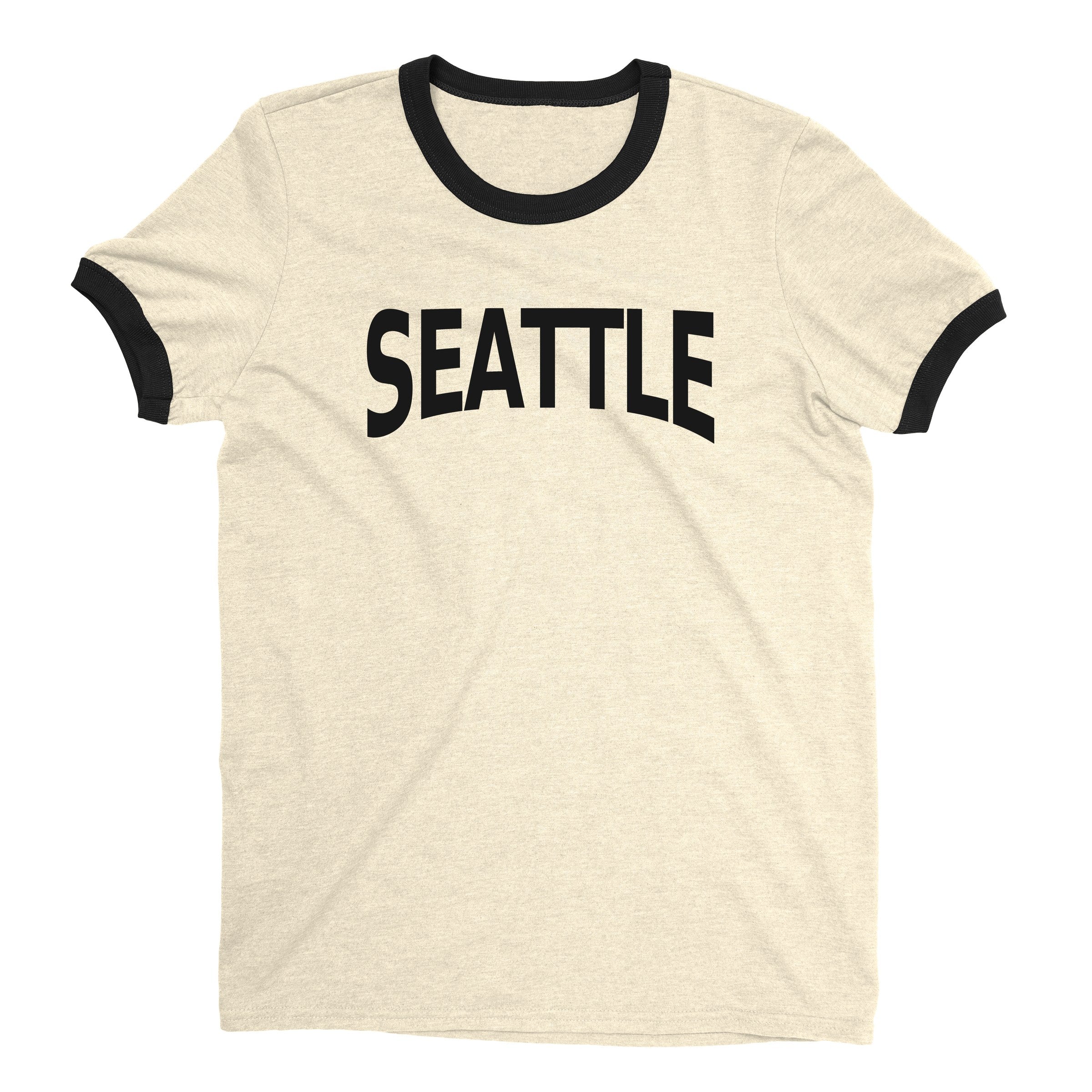 Seattle Ringer Tee — Natural