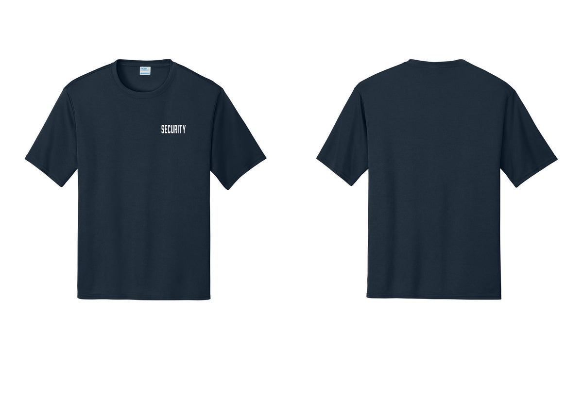 NYC Factory Security Performance T-Shirt (Classic) - Chest Only - Navy