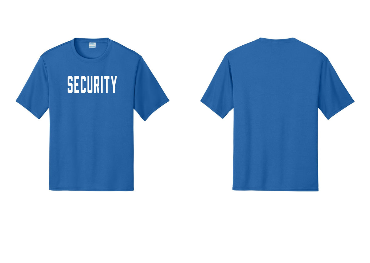 NYC Factory Security Performance T-Shirt (Classic) - Front Only - Royal