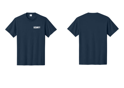 NYC Factory Men's Security Cotton T-Shirt - Chest Only - Navy