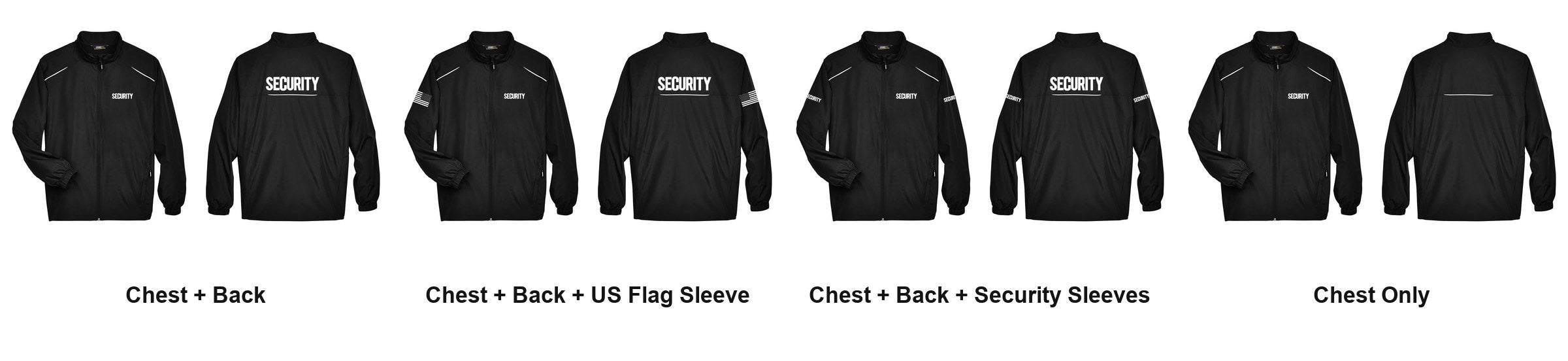 SECURITY t-shirt print layouts