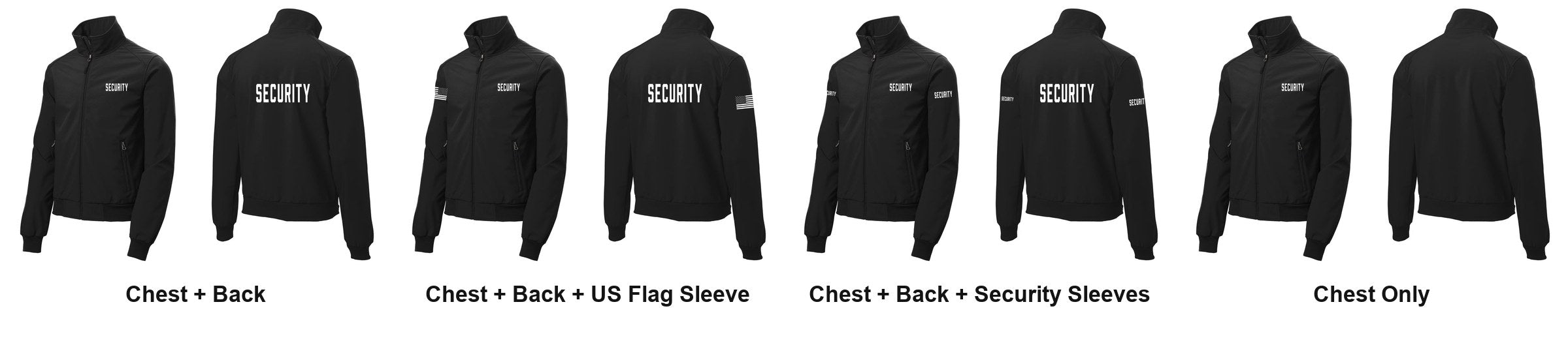 SECURITY t-shirt print layouts