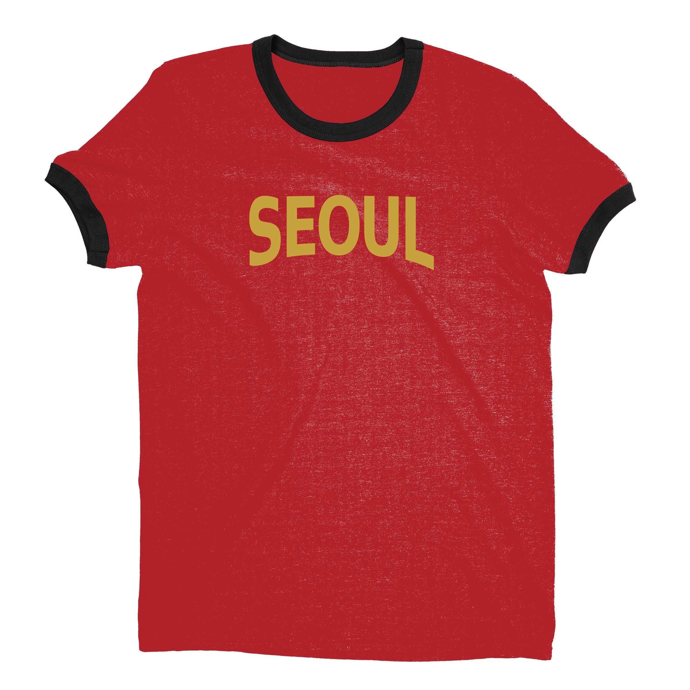 Seoul Ringer Tee — Red