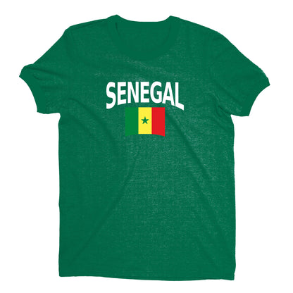 Senegal World Cup Plain Tee Unisex T-Shirt -- NYC Factory - Green