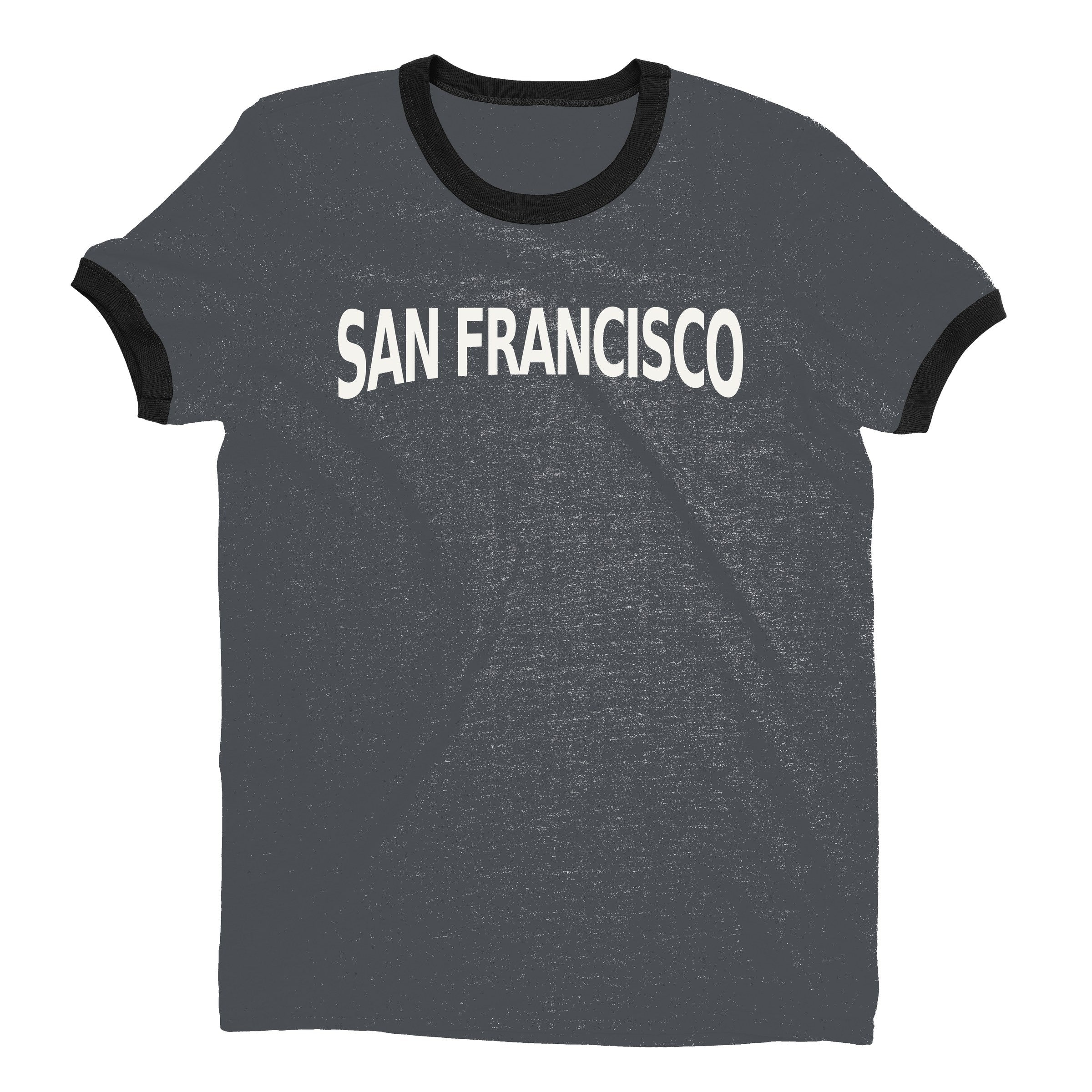San Francisco Ringer Tee — Dark Heather