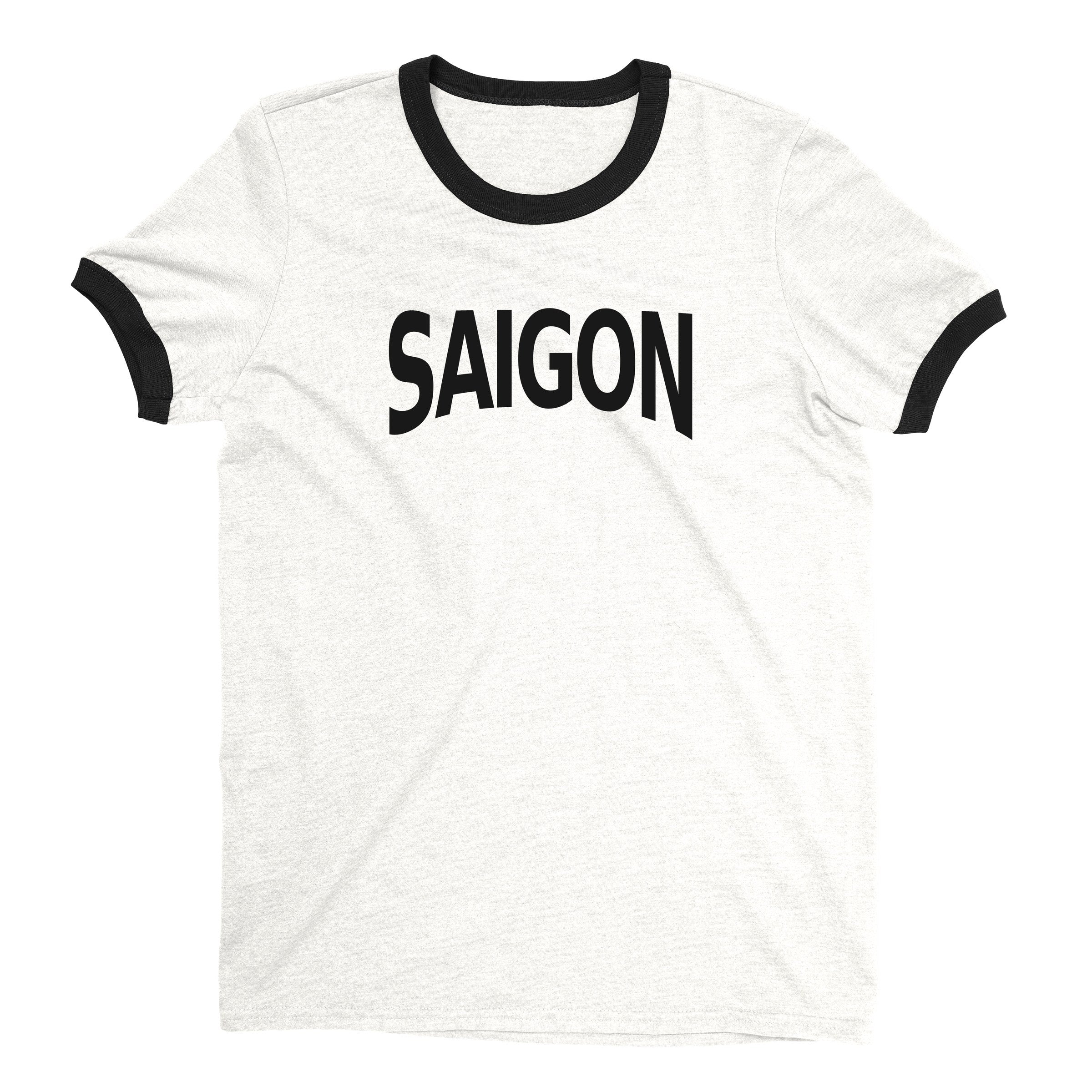 Saigon Ringer Tee — White