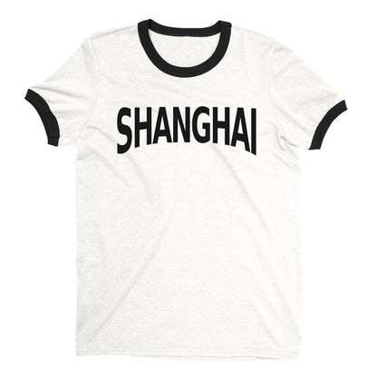 Shanghai Ringer Tee — White