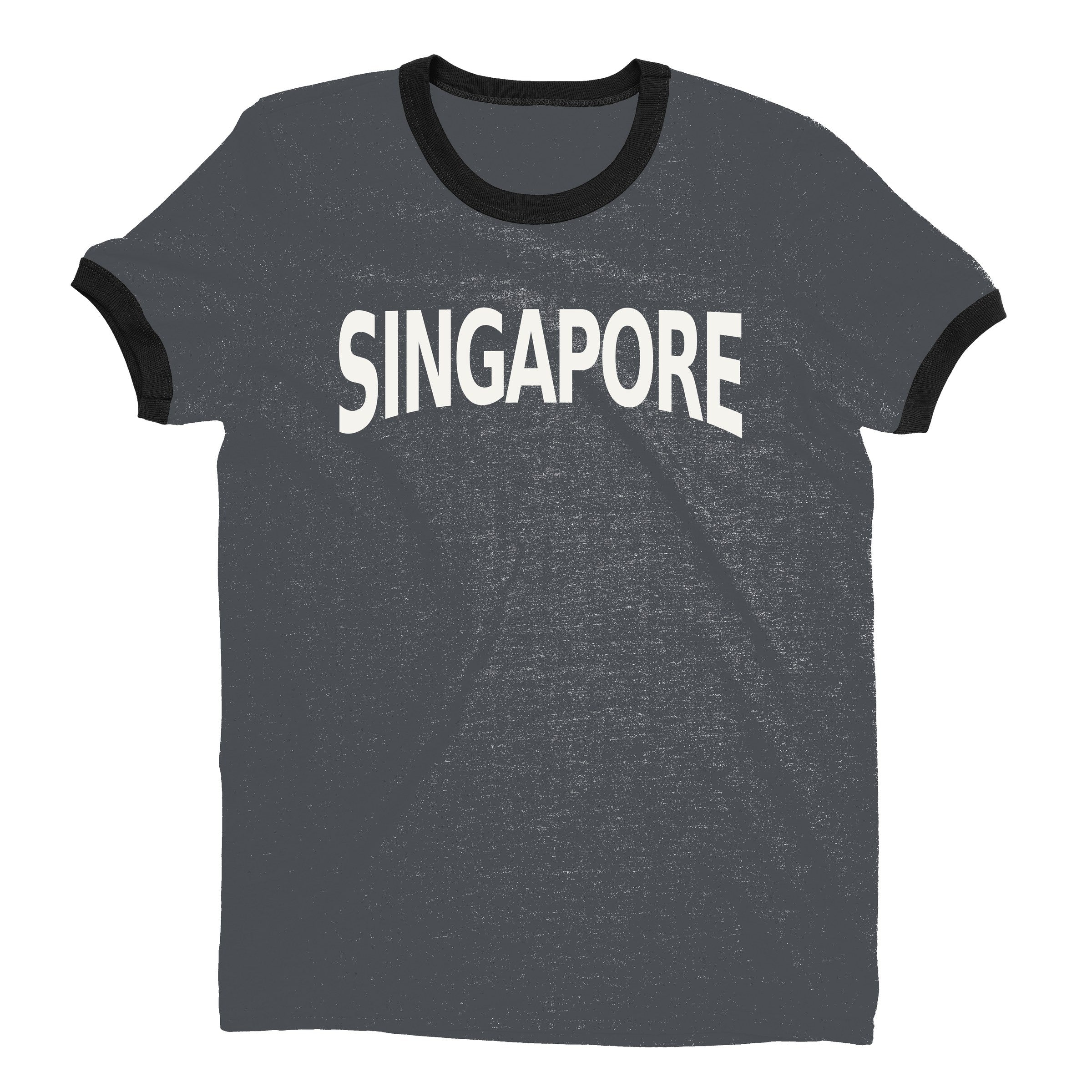 Singapore Ringer Tee — Dark Heather