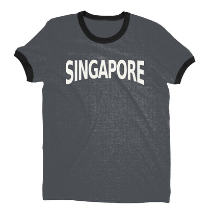 Singapore Ringer Tee — Dark Heather