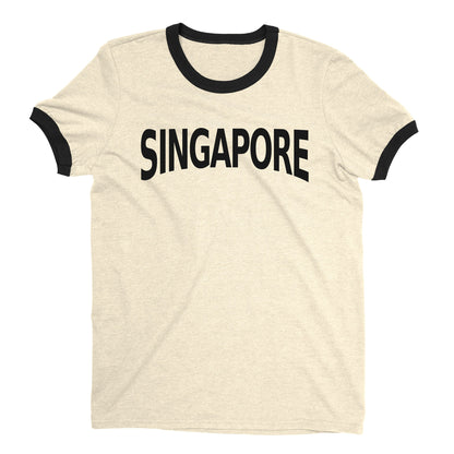 Singapore Ringer Tee — Natural