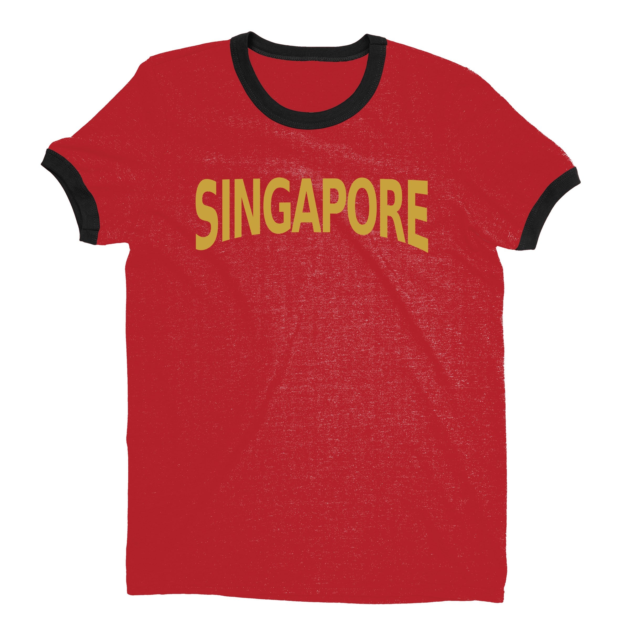 Singapore Ringer Tee — Red