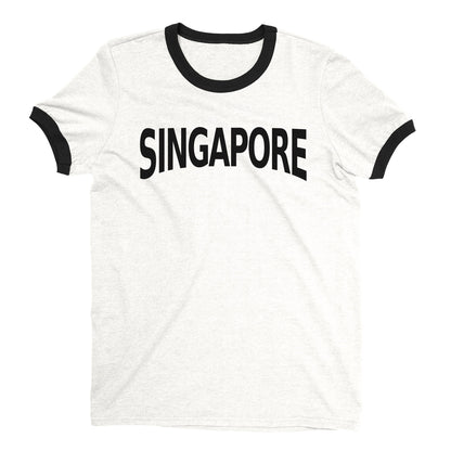 Singapore Ringer Tee — White