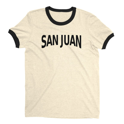 San Juan Ringer Tee — Natural
