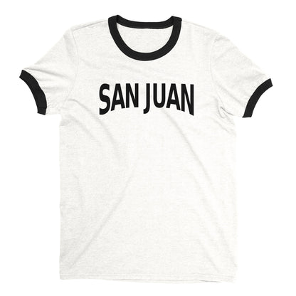 San Juan Ringer Tee — White