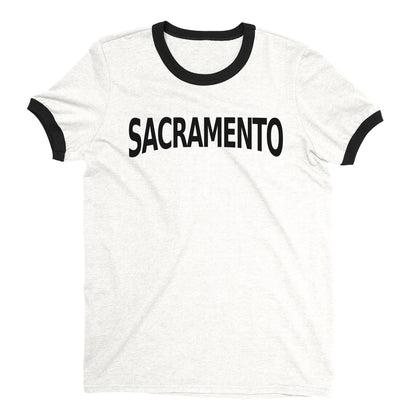 Sacramento Ringer Tee — White
