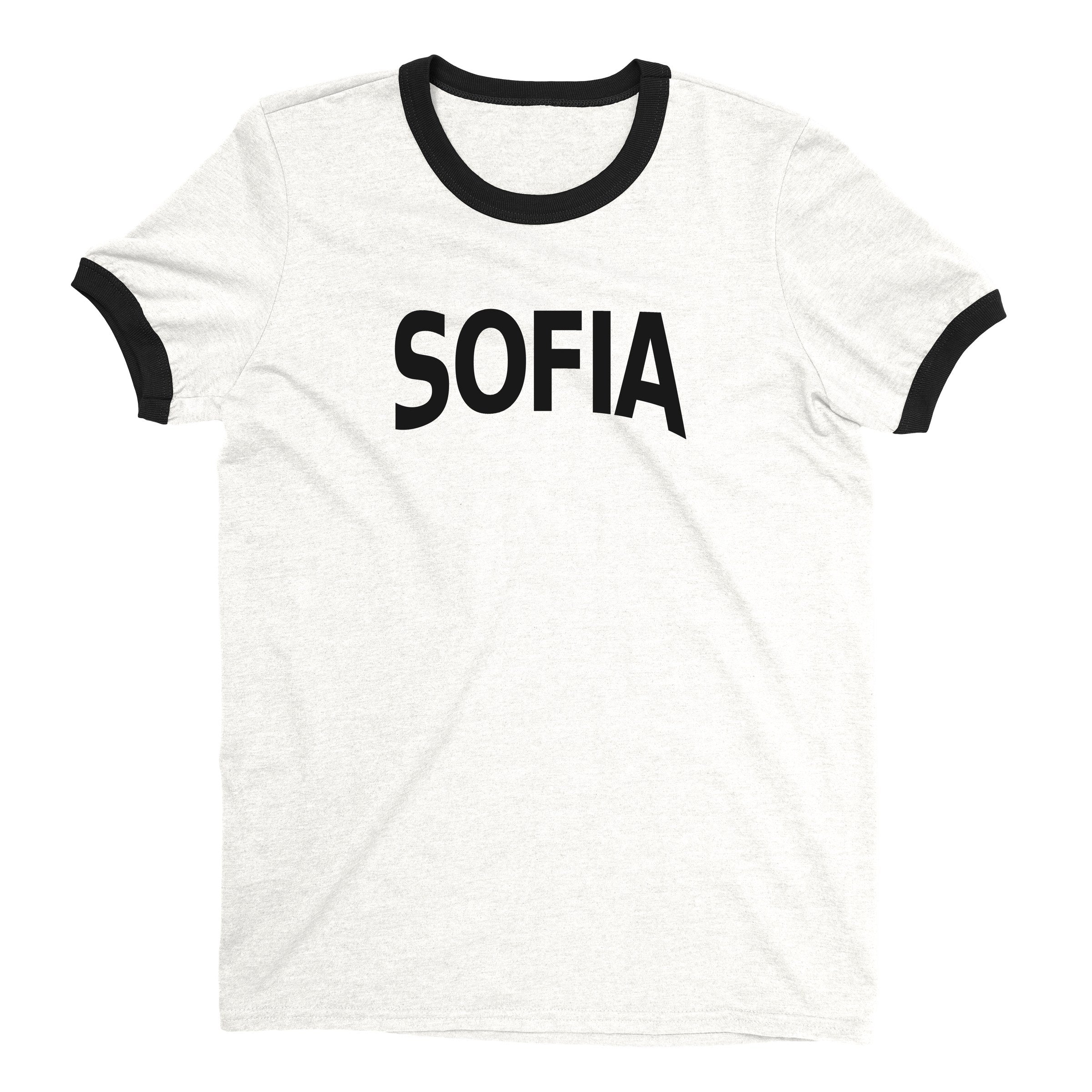 Sofia Ringer Tee — White