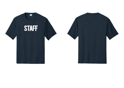 NYC Factory Staff Performance T-Shirt (Bold) - Front Only - Navy