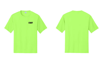 NYC Factory Staff Performance T-Shirt (Bold) - Chest Only - Neon Green