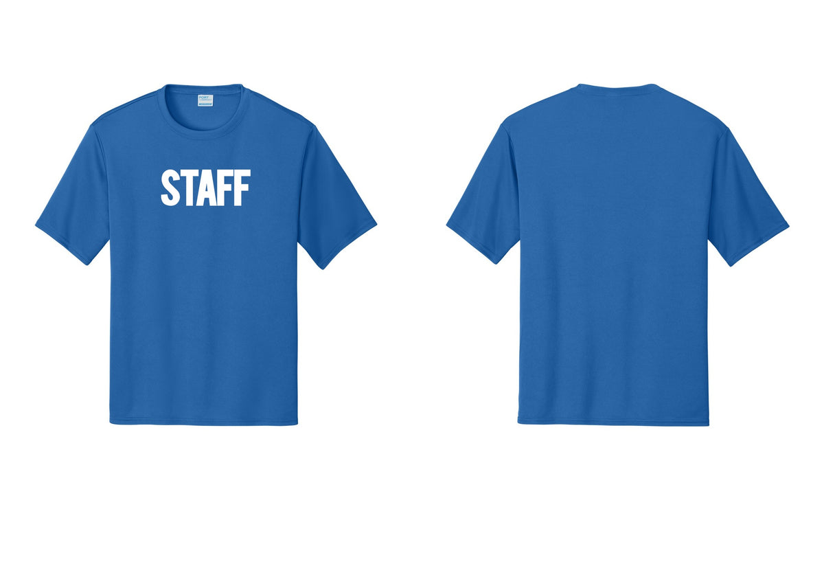 NYC Factory Staff Performance T-Shirt (Bold) - Front Only - Royal