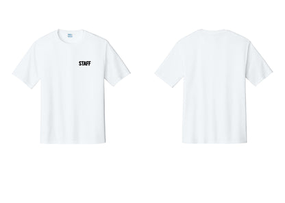 NYC Factory Staff Performance T-Shirt (Bold) - Chest Only - White