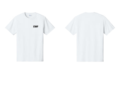NYC Factory Staff T-Shirt, Bold Lettering - Chest Only - White