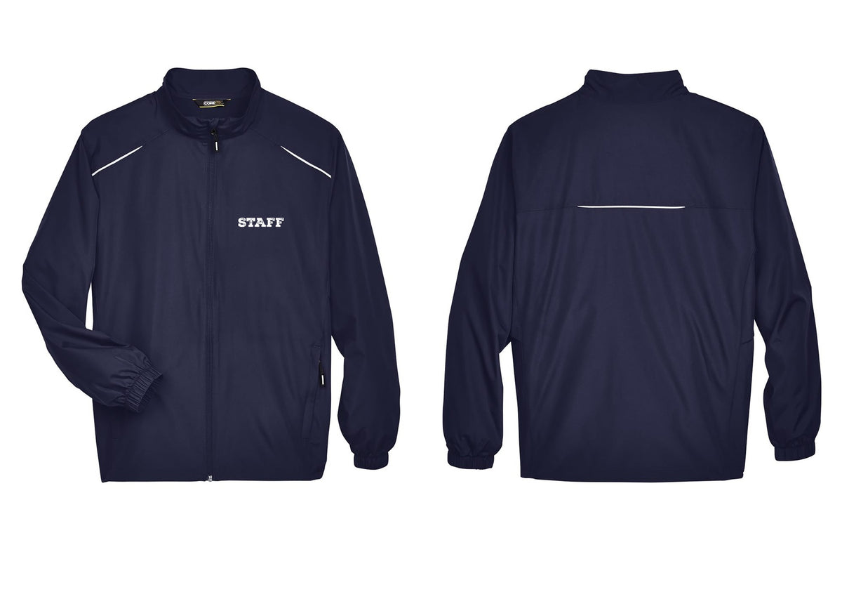 NYC Factory Staff Reflective Lightweight Jacket (Rustic) - Chest Only - Classic Navy