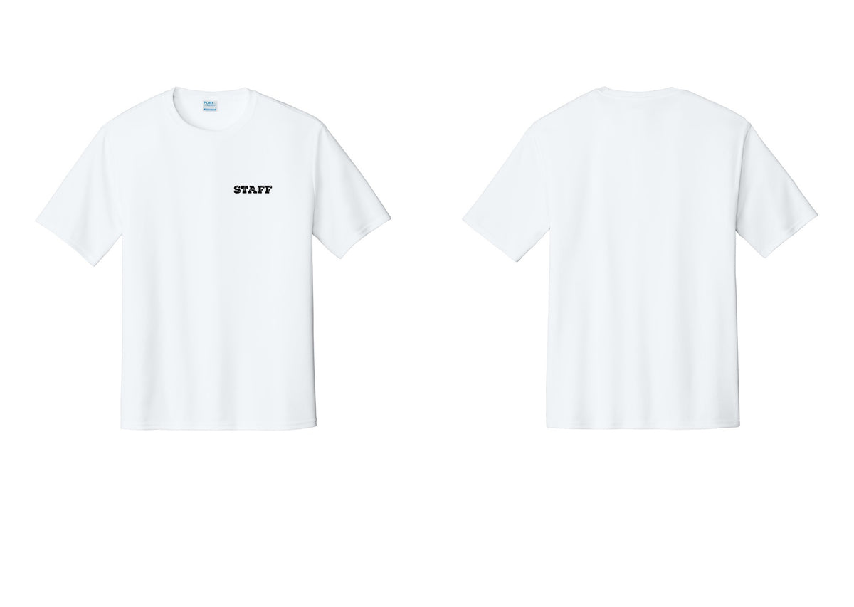 NYC Factory Staff Performance T-Shirt (Rustic) - Chest Only - White