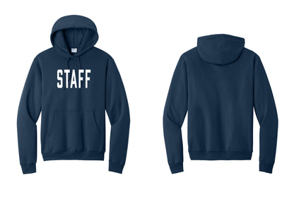 NYC Factory Staff Cotton Fleece Pullover Hoodie (Classic) - Front Only - Navy