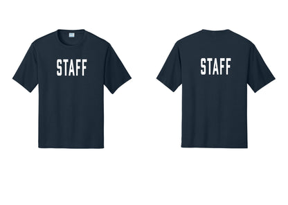 NYC Factory Staff Performance T-Shirt (Classic) - Front + Back - Navy