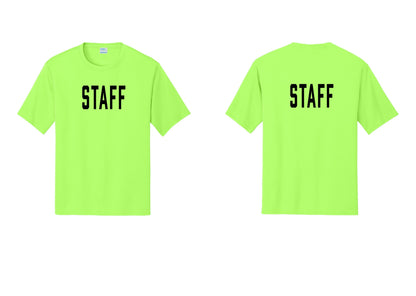 NYC Factory Staff Performance T-Shirt (Classic) - Front + Back - Neon Green