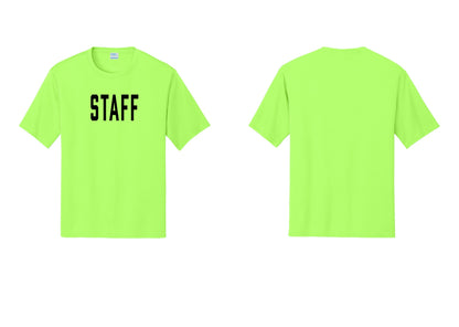 NYC Factory Staff Performance T-Shirt (Classic) - Front Only - Neon Green