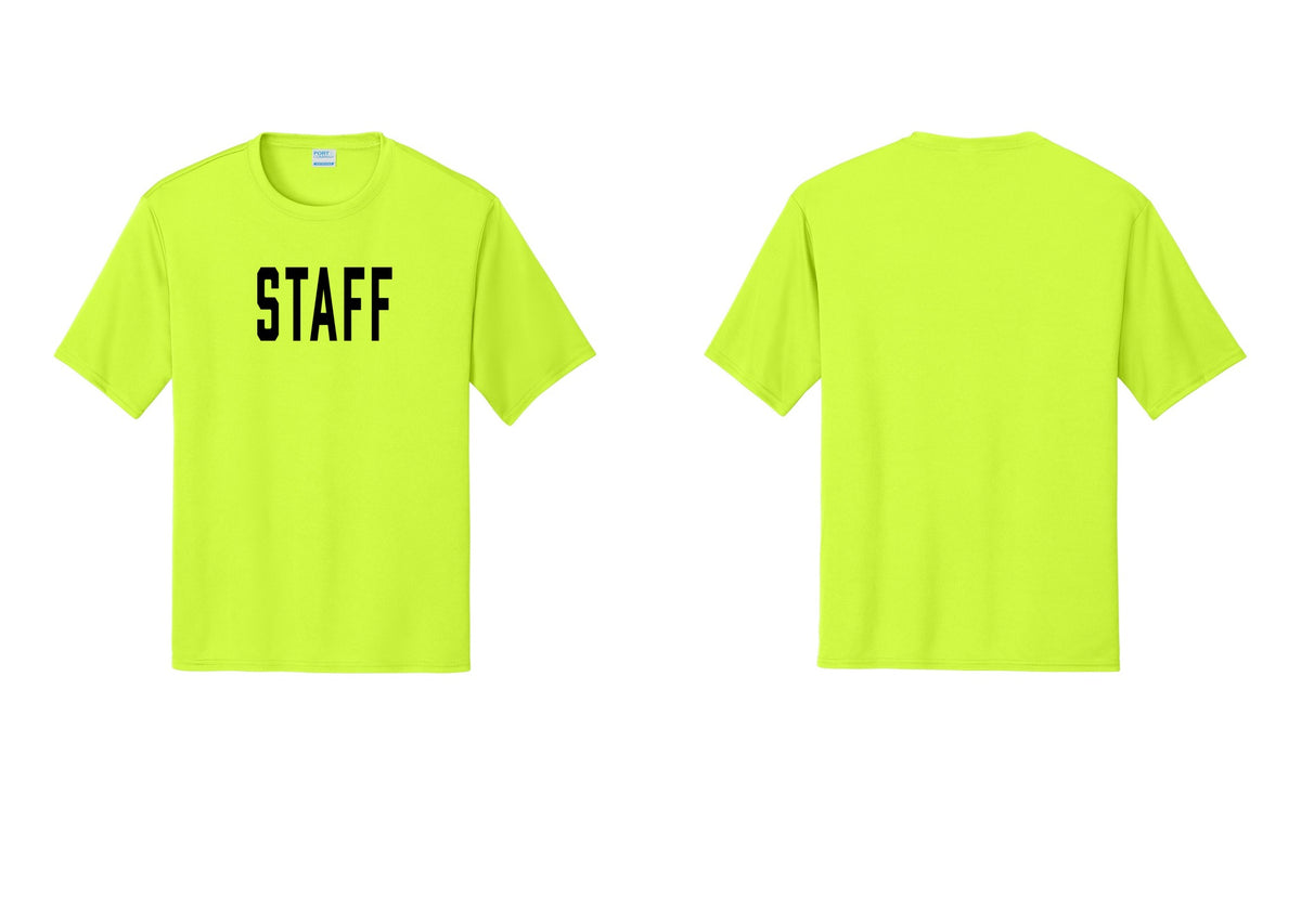 NYC Factory Staff Performance T-Shirt (Classic) - Front Only - Neon Yellow