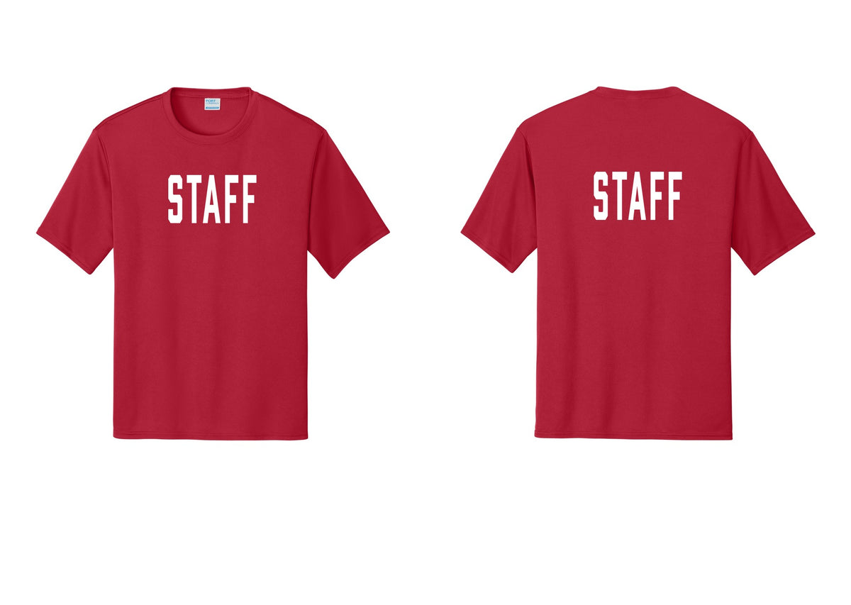 NYC Factory Staff Performance T-Shirt (Classic) - Front + Back - Red