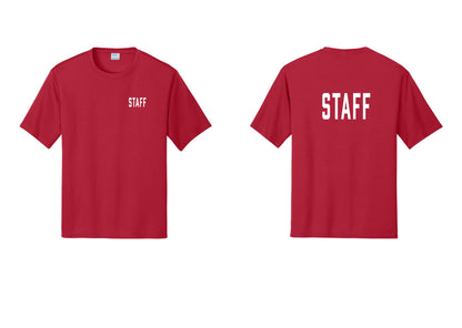 NYC Factory Staff Performance T-Shirt (Classic) - Chest + Back - Red