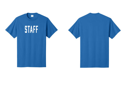 NYC Factory Staff T-Shirt, Condensed Lettering - Front Only - Royal