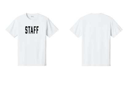 NYC Factory Staff T-Shirt, Condensed Lettering - Front Only - White