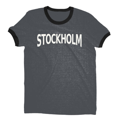Stockholm Ringer Tee — Dark Heather