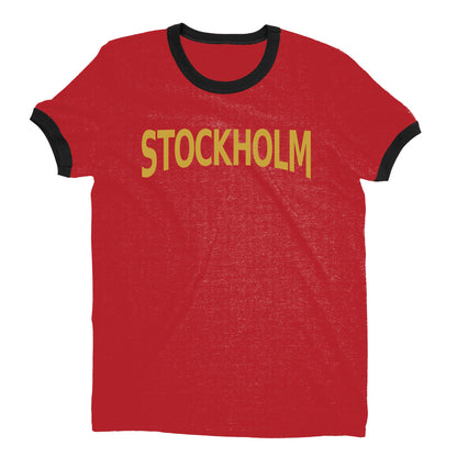 Stockholm Ringer Tee — Red
