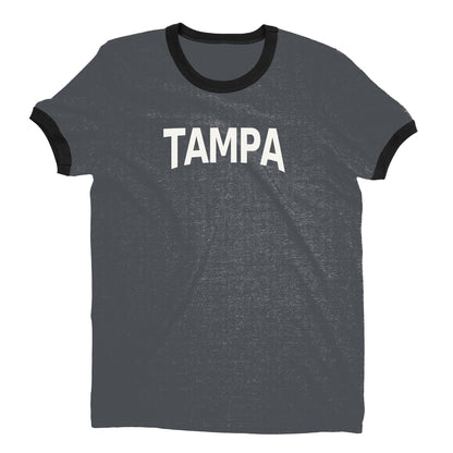 Tampa Ringer Tee — Dark Heather