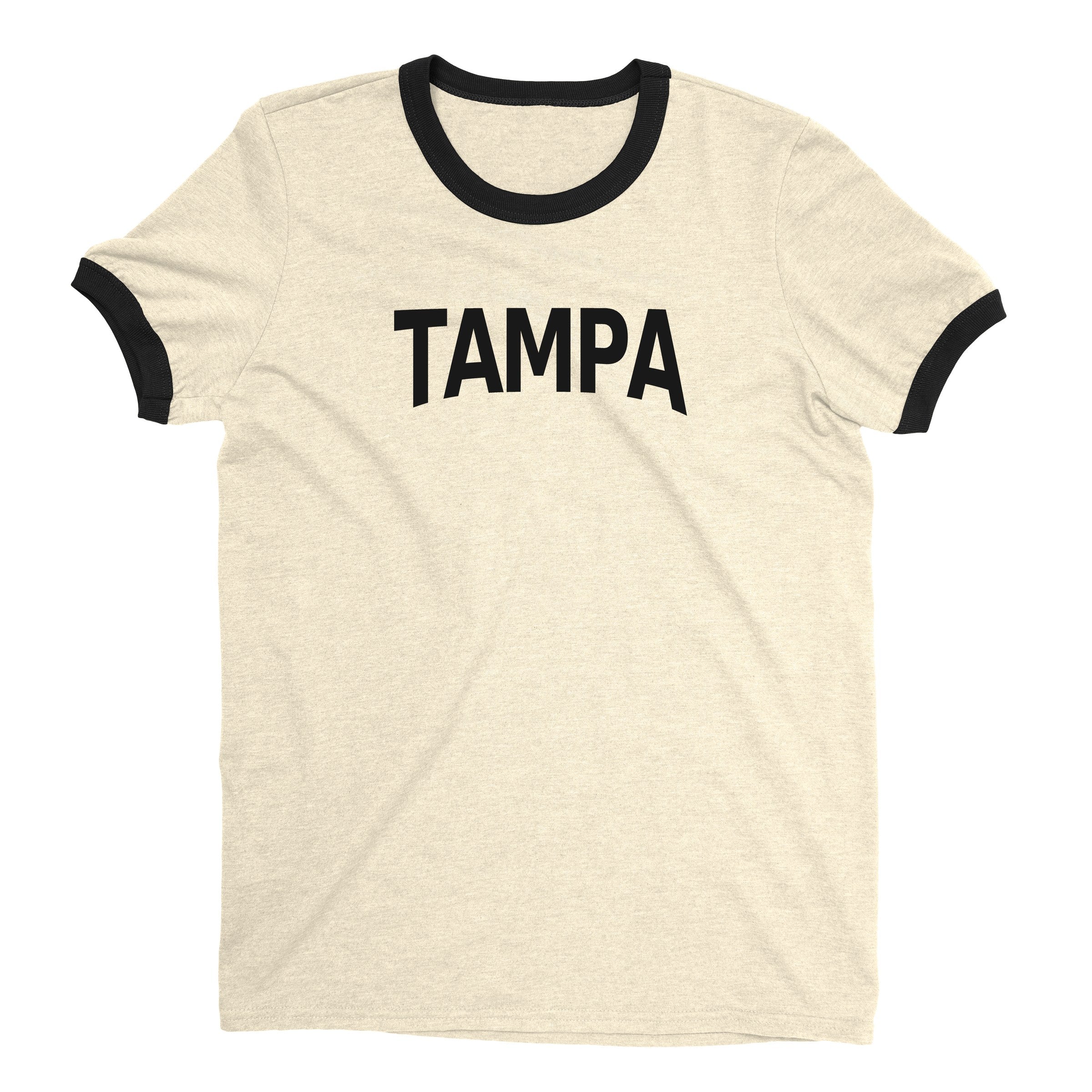Tampa Ringer Tee — Natural