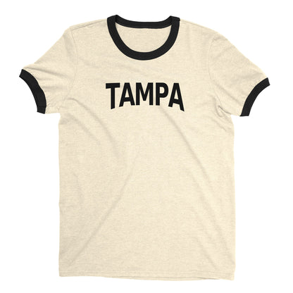 Tampa Ringer Tee — Natural