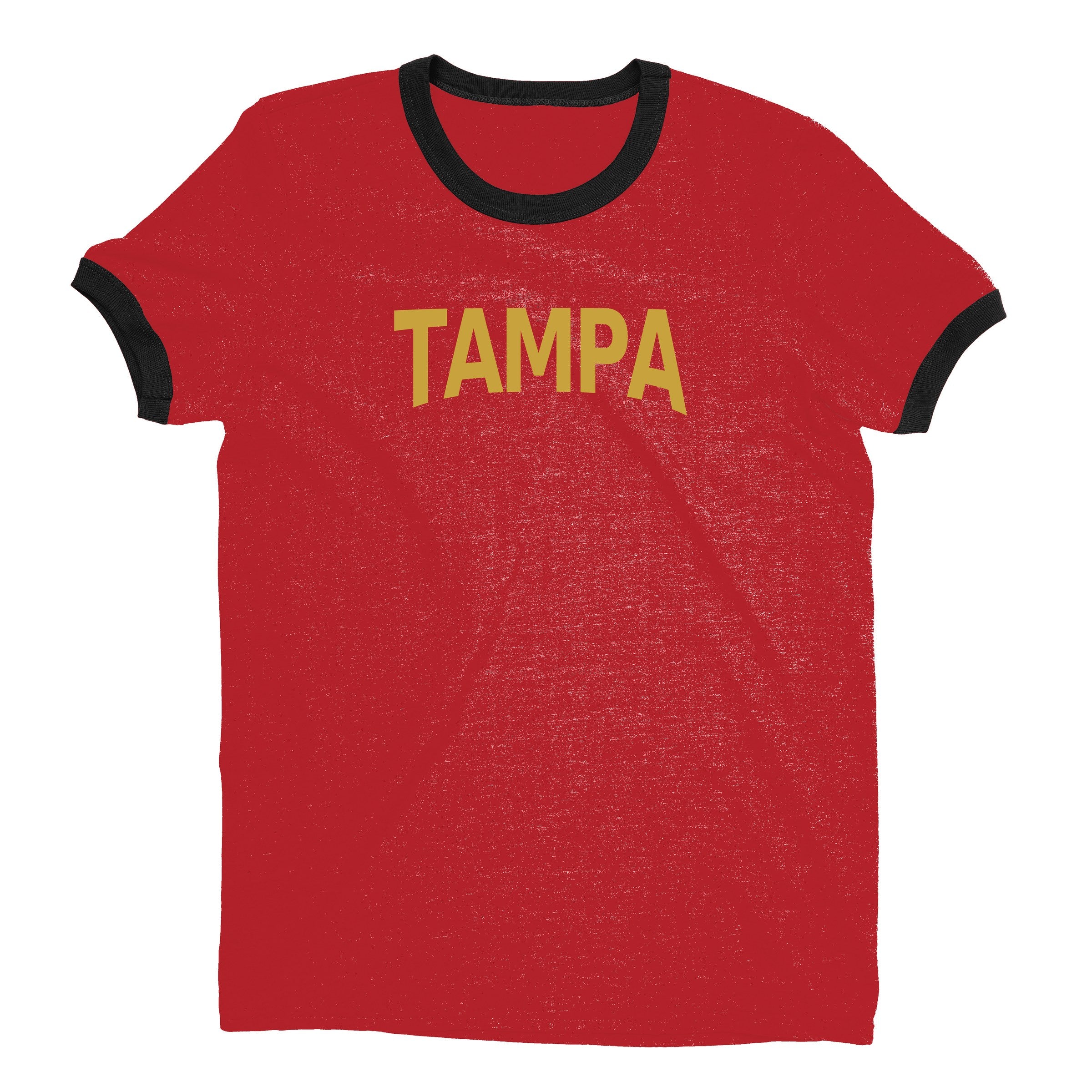 Tampa Ringer Tee — Red