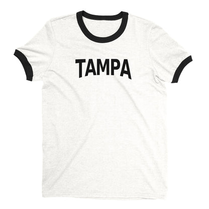 Tampa Ringer Tee — White