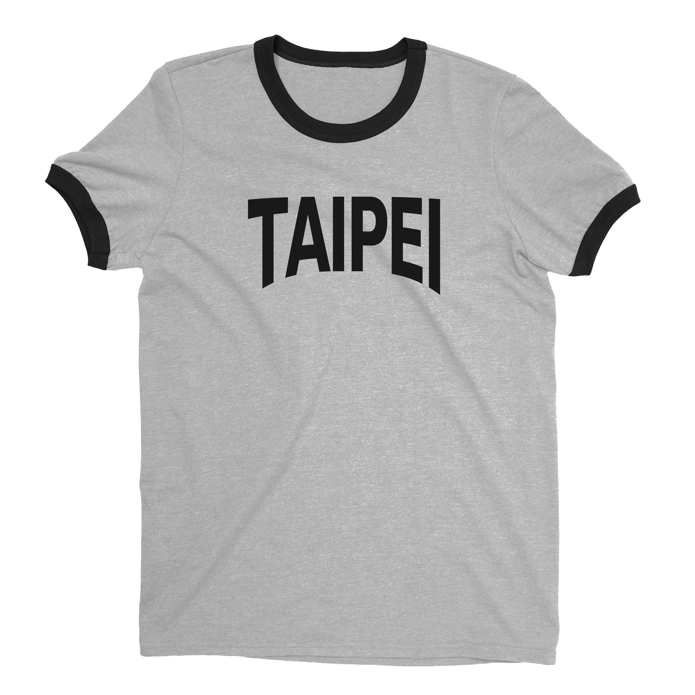Taipei Ringer Tee — Heather Gray